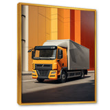Contemporary Cubic 53Ft Truck - Truck Canvas Wall Art