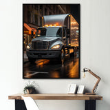 Contemporary Moving Truck - Truck Canvas Wall Art