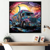 Fantasy Truck Adventure - Truck Canvas Wall Art
