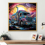 Fantasy Truck Adventure - Truck Canvas Wall Art