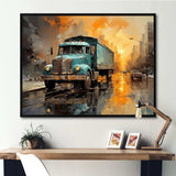 Brown 1930S Delivery Truck I - Transportation Canvas Wall Art