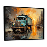 Brown 1930S Delivery Truck I - Transportation Canvas Wall Art