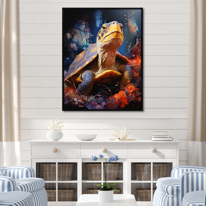 Expressionist Journey - Turtle Wall Art Prints