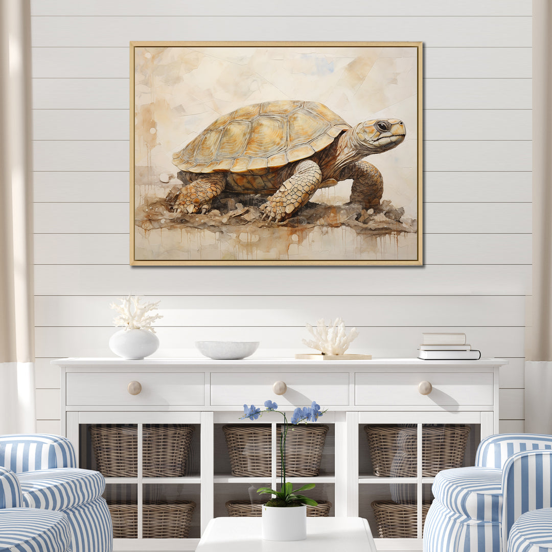 Minimalism Turtle Adventure - Turtle Wall Decor