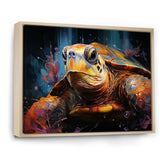 Pop Art Portrayal Of A Turtle - Turtle Bedroom Wall Art