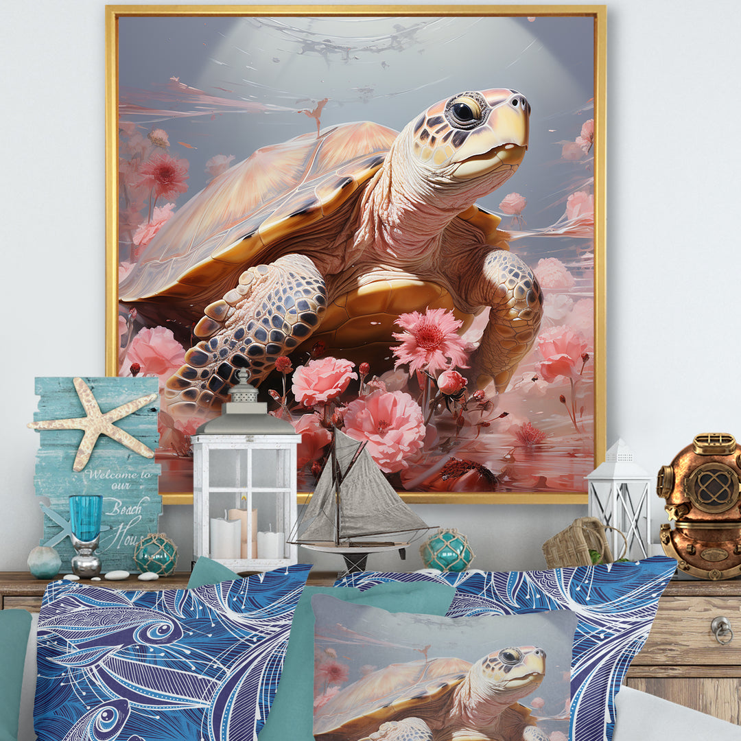 Romanticism Turtle - Turtle Wall Art Prints