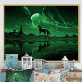 Emerald Enigma Mystical Horse - Horse Wall Art Prints
