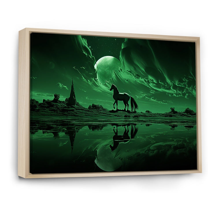 Emerald Enigma Mystical Horse - Horse Wall Art Prints