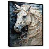 Luscious Horse  Fantasy Hair II - Animals Canvas Wall Art