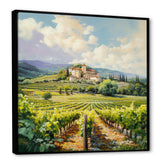 Vineyard Charm Landscape IV - Landscapes Canvas Wall Art