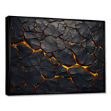 volcano Volcanic Veins - Landscapes Canvas Wall Art