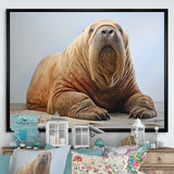 lazy Walrus habitat - Walrus Wall Decor