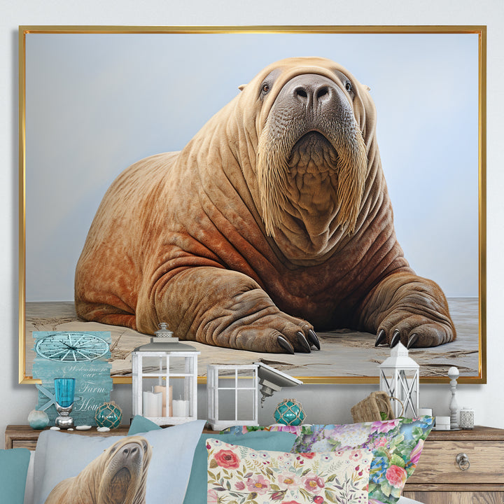 lazy Walrus habitat - Walrus Wall Decor