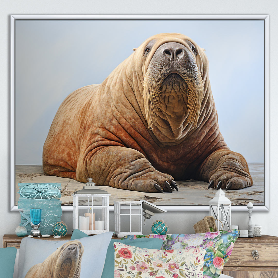 lazy Walrus habitat - Walrus Wall Decor