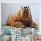 lazy Walrus habitat - Walrus Wall Decor