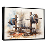 Weightlifting - Sports Canvas Wall Art