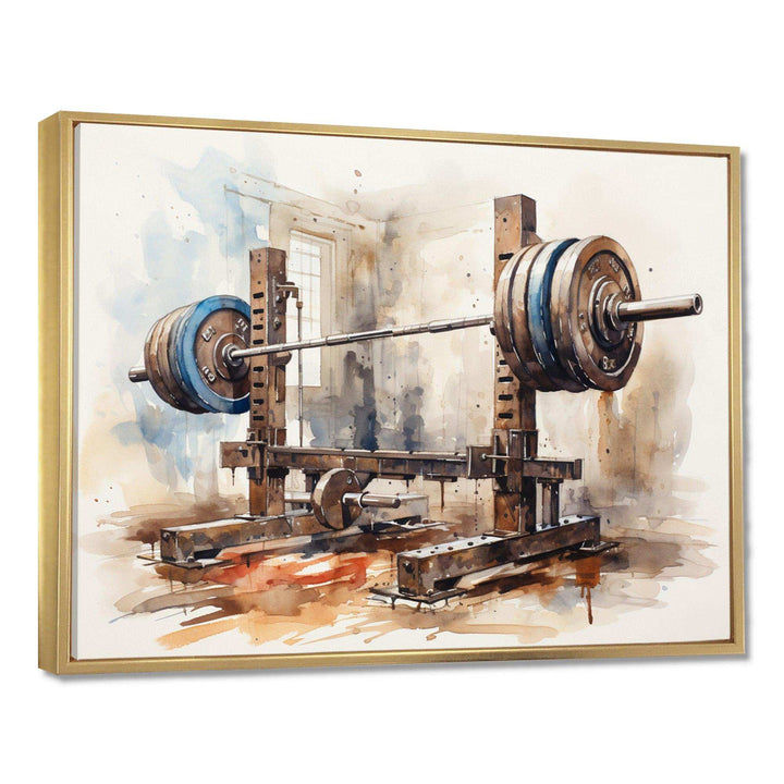 Weightlifting - Sports Canvas Wall Art