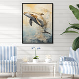 breaching Whale - Whale Wall Art Prints