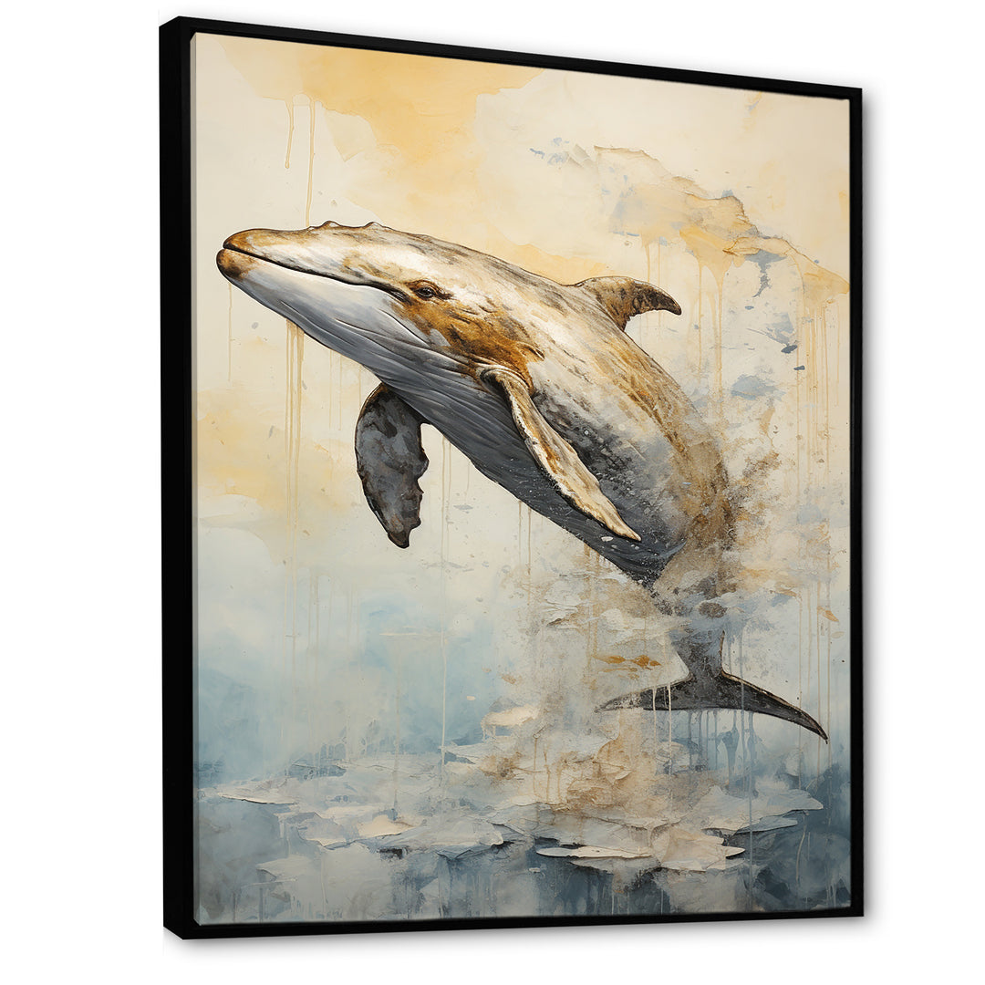 breaching Whale - Whale Wall Art Prints