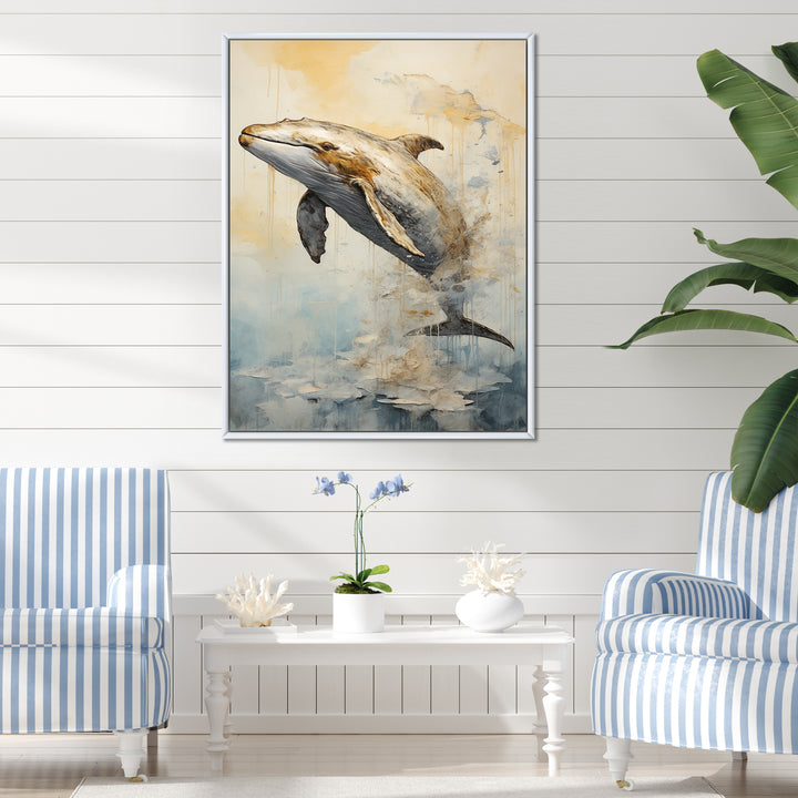 breaching Whale - Whale Wall Art Prints