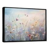 Wildflowers Wander meadows - Floral Canvas Wall Art