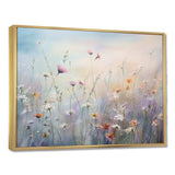 Wildflowers Wander meadows - Floral Canvas Wall Art