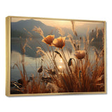 Sunset Wildflower Serenade - Floral Canvas Wall Art