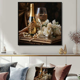 Classic Elegance - Food & Beverage Canvas Wall Art