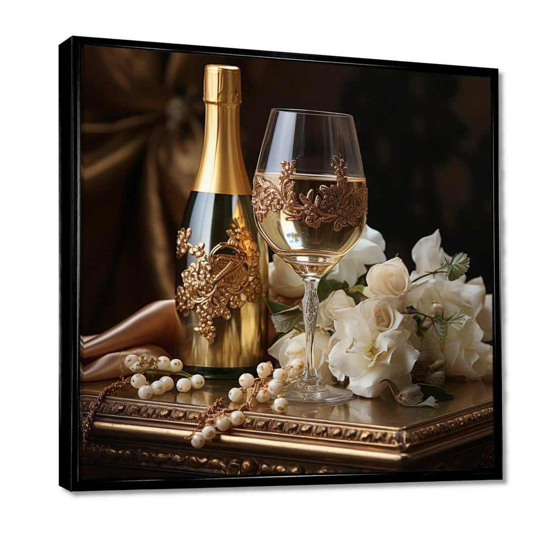 Classic Elegance - Food &amp; Beverage Canvas Wall Art