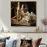 Classic Elegance - Food & Beverage Canvas Wall Art