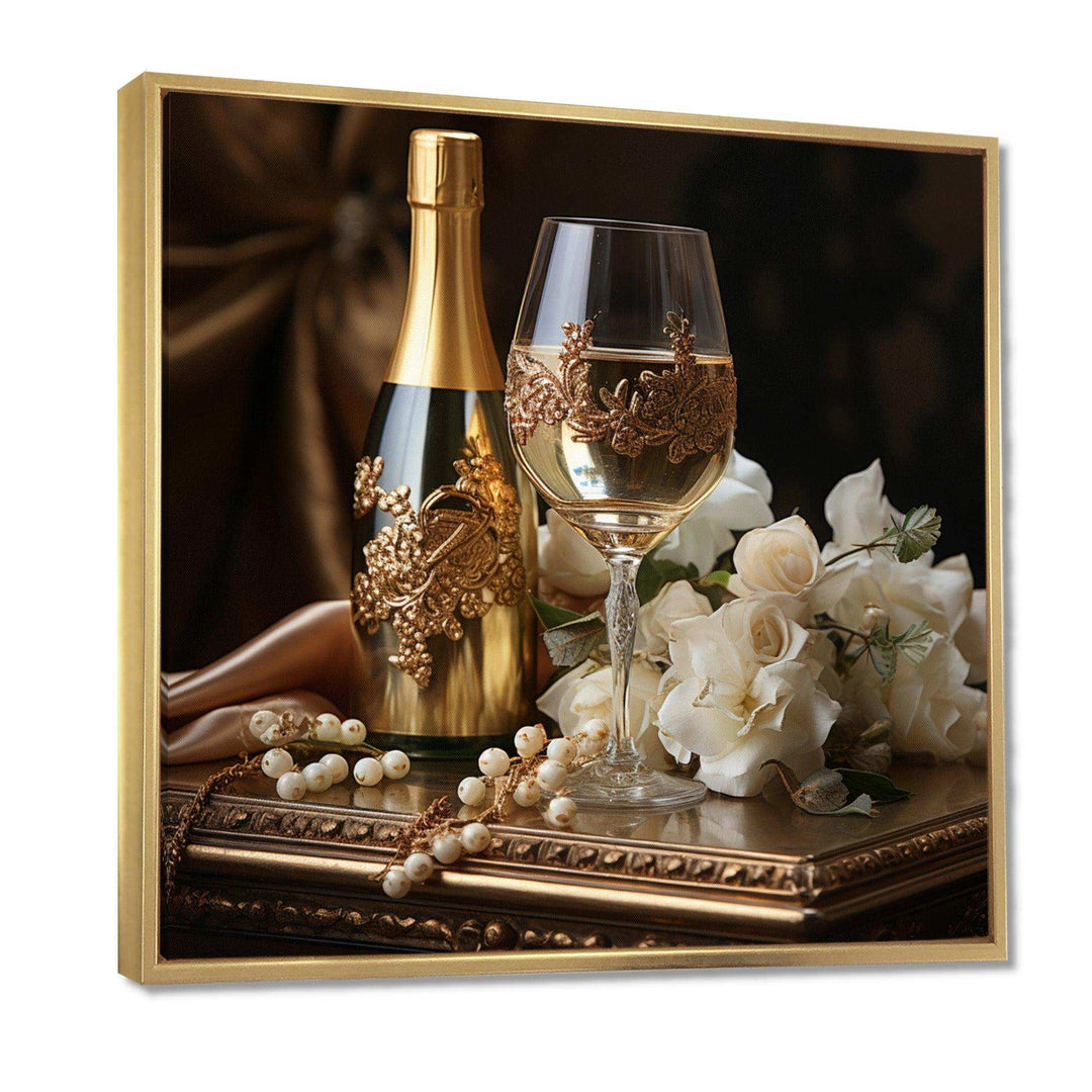 Classic Elegance - Food &amp; Beverage Canvas Wall Art