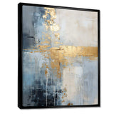 beige and gold simple winter landscape - Landscapes Canvas Wall Art