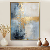 beige and gold simple winter landscape - Landscapes Canvas Wall Art