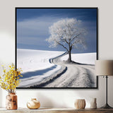 winter scenery minimalism - Landscapes Canvas Wall Art