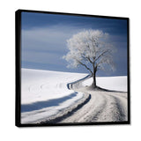 winter scenery minimalism - Landscapes Canvas Wall Art