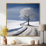 winter scenery minimalism - Landscapes Canvas Wall Art