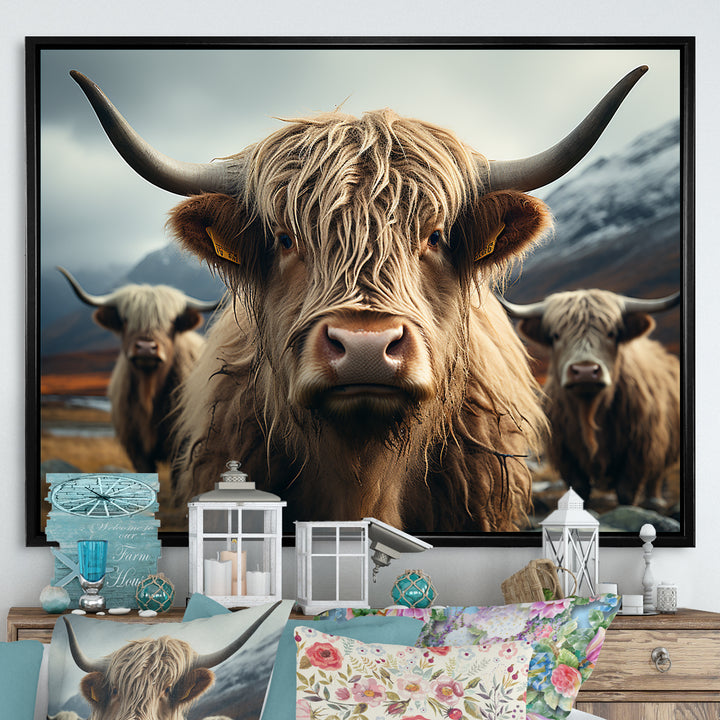 Majestic Highlands Yaks - Yaks Wall Decor