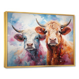 Cute Multicolor Yaks selfie - Yaks Living Room Wall Art