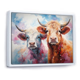 Cute Multicolor Yaks selfie - Yaks Living Room Wall Art