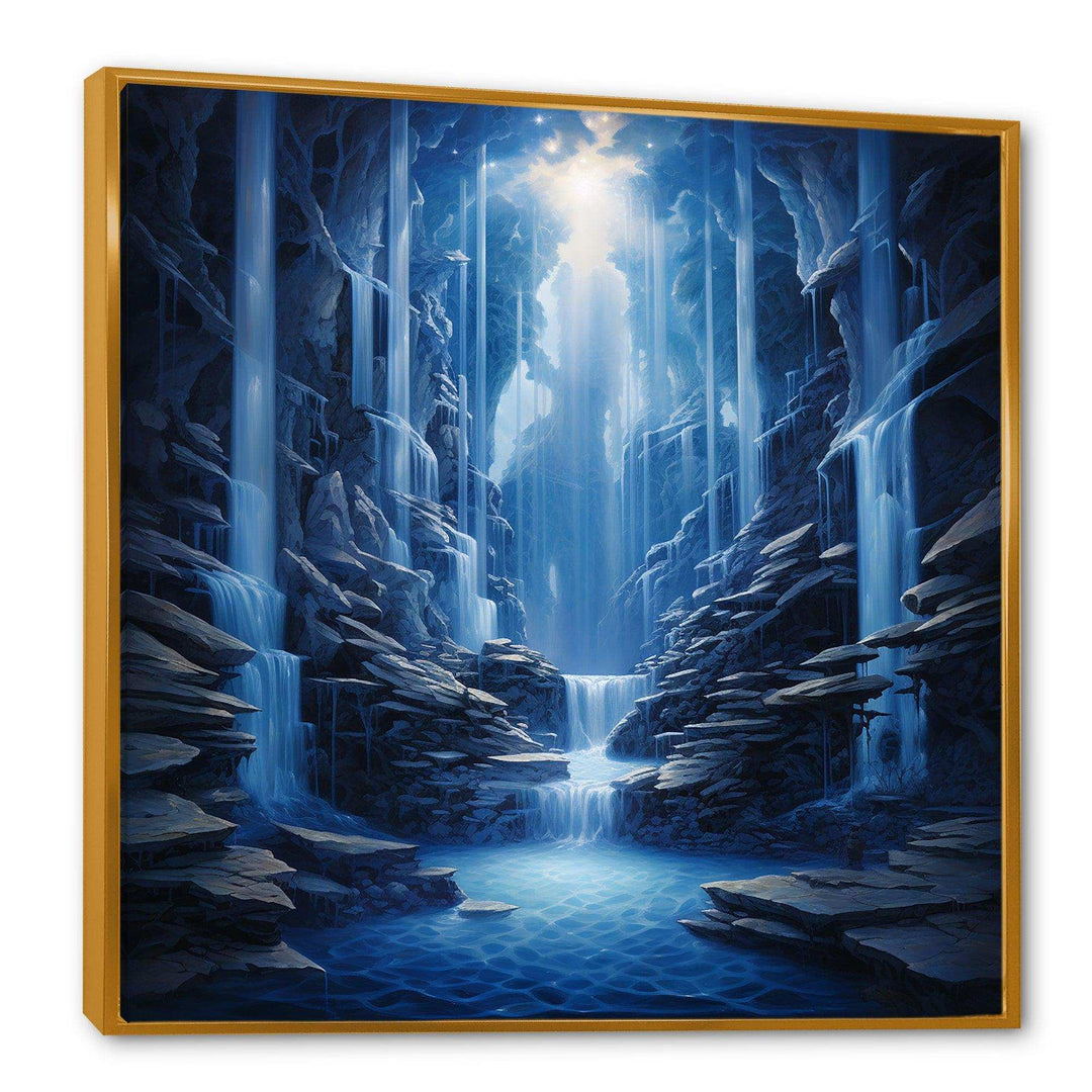Fantasy Gravity waterfalls - Landscapes Canvas Wall Art