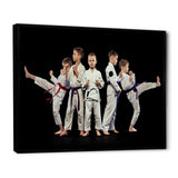 Karate Kids - Martial Arts Canvas Wall Art