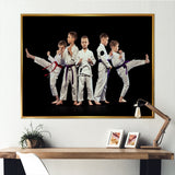 Karate Kids - Martial Arts Canvas Wall Art