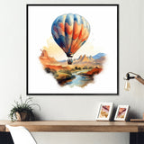 Hot Air Balloon dreamscape - Hot Air Balloon Canvas Wall Art