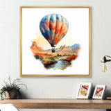 Hot Air Balloon dreamscape - Hot Air Balloon Canvas Wall Art
