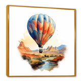 Hot Air Balloon dreamscape - Hot Air Balloon Canvas Wall Art