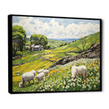 Sheep wondering Pastoral harmony - Sheep Wall Art Prints