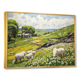 Sheep wondering Pastoral harmony - Sheep Wall Art Prints