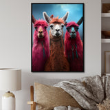 Pink Alpacas Wool Artistry - Pink Alpaca Wall Art