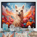 Enchanting Alpaca valley - Alpaca Home Decor Art