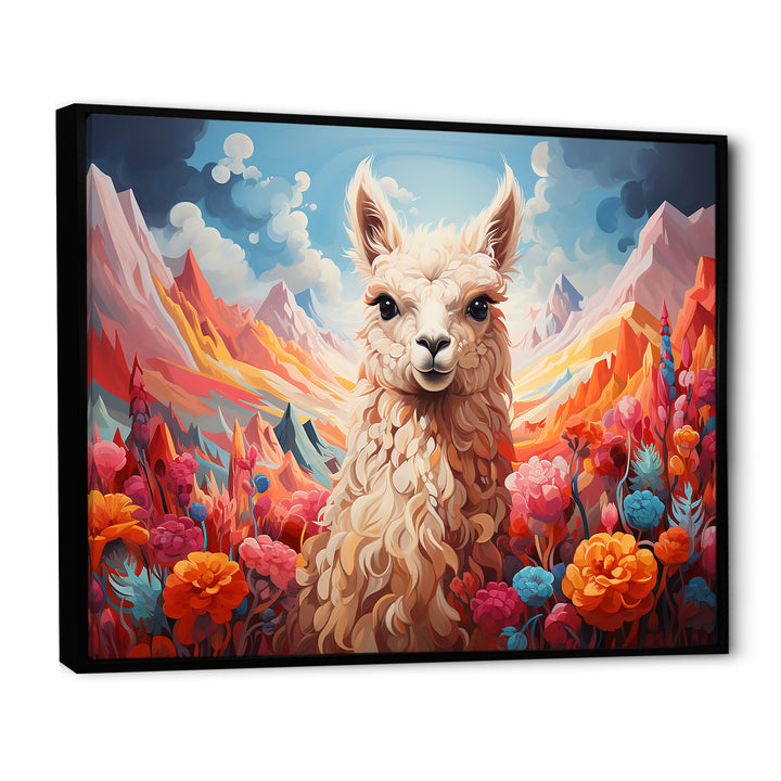 Enchanting Alpaca valley - Alpaca Home Decor Art